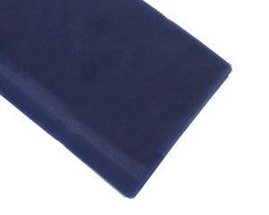 54" x 40 Yards Navy Blue Tulle Fabric Bolt